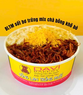 SỐT BƠ TRỨNG MIX CHÀ BÔNG + KHÔ BÒ