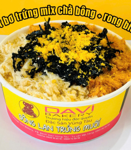 BÔNG LAN SỐT BƠ TRỨNG MIX CHÀ BÔNG, RONG BIỂN